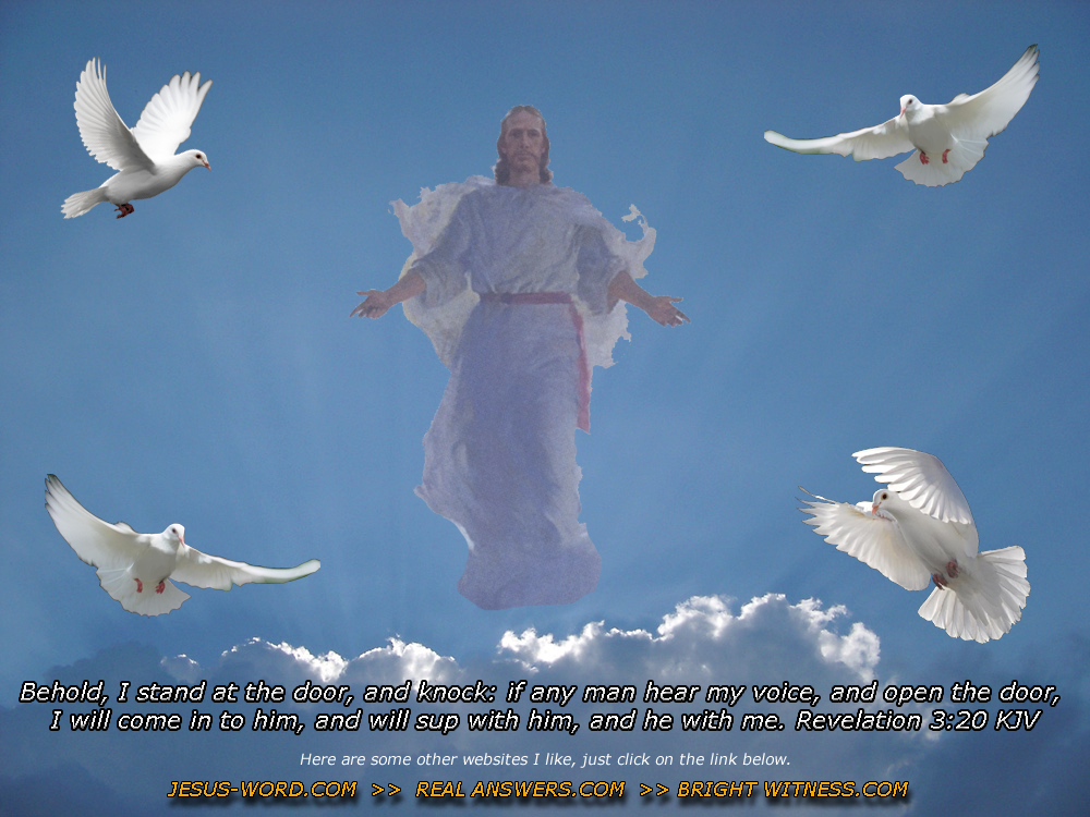 Jesus in the clouds